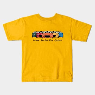 More Smiles Per Gallon Kids T-Shirt